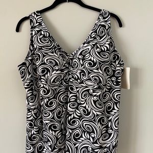 2X Always for Me Tankini Swim Top